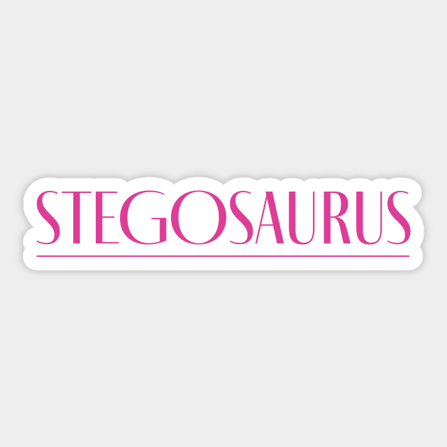 STEGOSAURUS Sticker by TVcreative